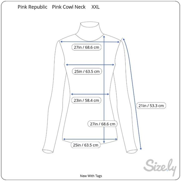 Pink Republic Womens Cozy Textured Loose Knit Stretch Cowl Neck Sweater New XXL - Picture 8 of 10